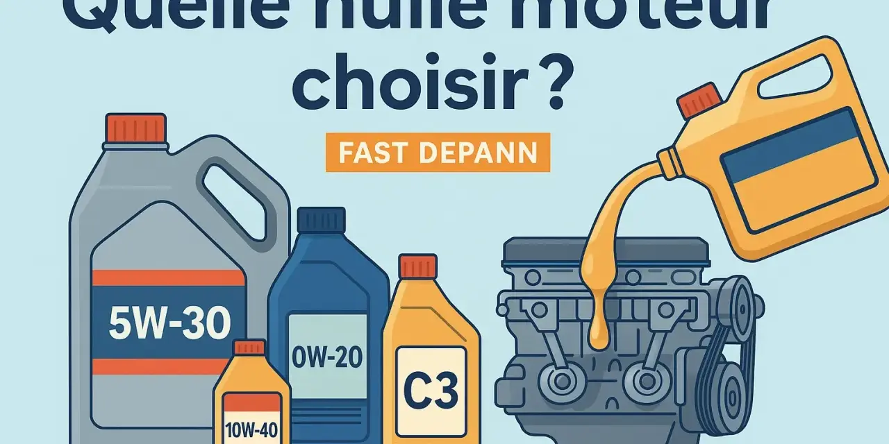 Meilleure huile moteur diesel : FAP, 5W30, ACEA Évitez les erreurs !
